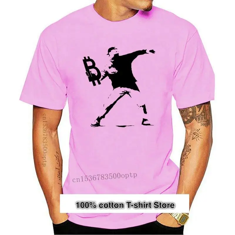 Camiseta de манга corta a la moda para verano, camisa Banksy Bitcoin Revolution, 2021
Camiseta de манга corta a la moda para verano, camisa Banksy Bitcoin Revolution, 2021