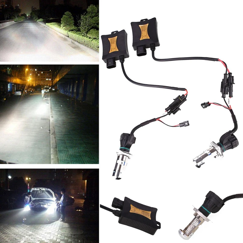 1 комплект яркий H4 HID ксеноновый балласт автомобильный светильник конверсионная