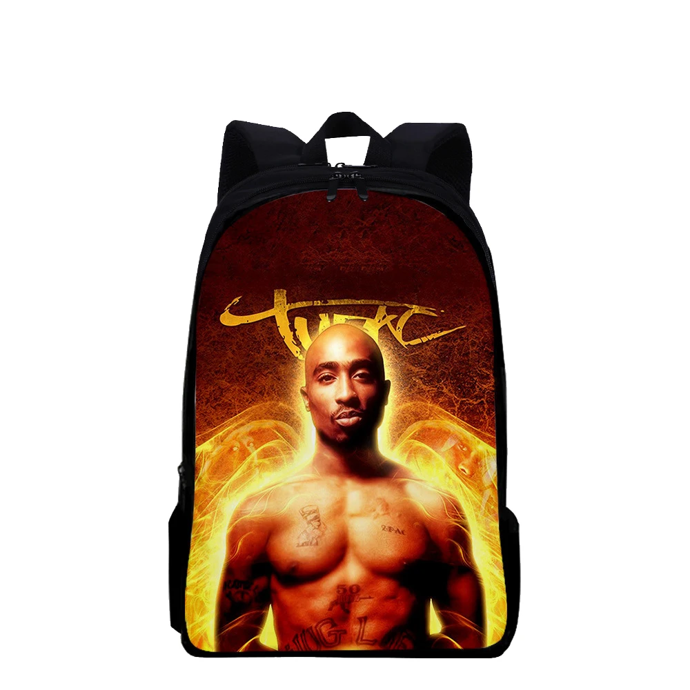 New Funny Creative Notebook Backpacks Students School Bags 2PAC Teenager 3D Print Oxford Waterproof Boys Girl Fashion Small Bags
New Funny Creative Notebook Backpacks Students School Bags 2PAC Teenager 3D Print Oxford Waterproof Boys Girl Fashion Small Bags