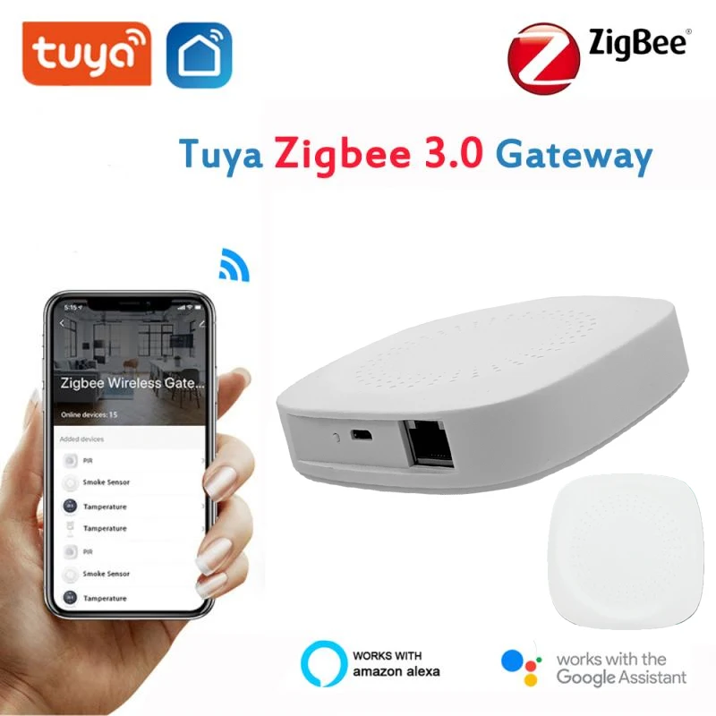 Шлюз Tuya Zigbee Bridge для умного дома, беспроводной хаб с дистанционным управлением через приложение Smart Life, работает с Alexa
Шлюз Tuya Zigbee Bridge для умного дома, беспроводной хаб с дистанционным управлением через приложение Smart Life, работает с Alexa