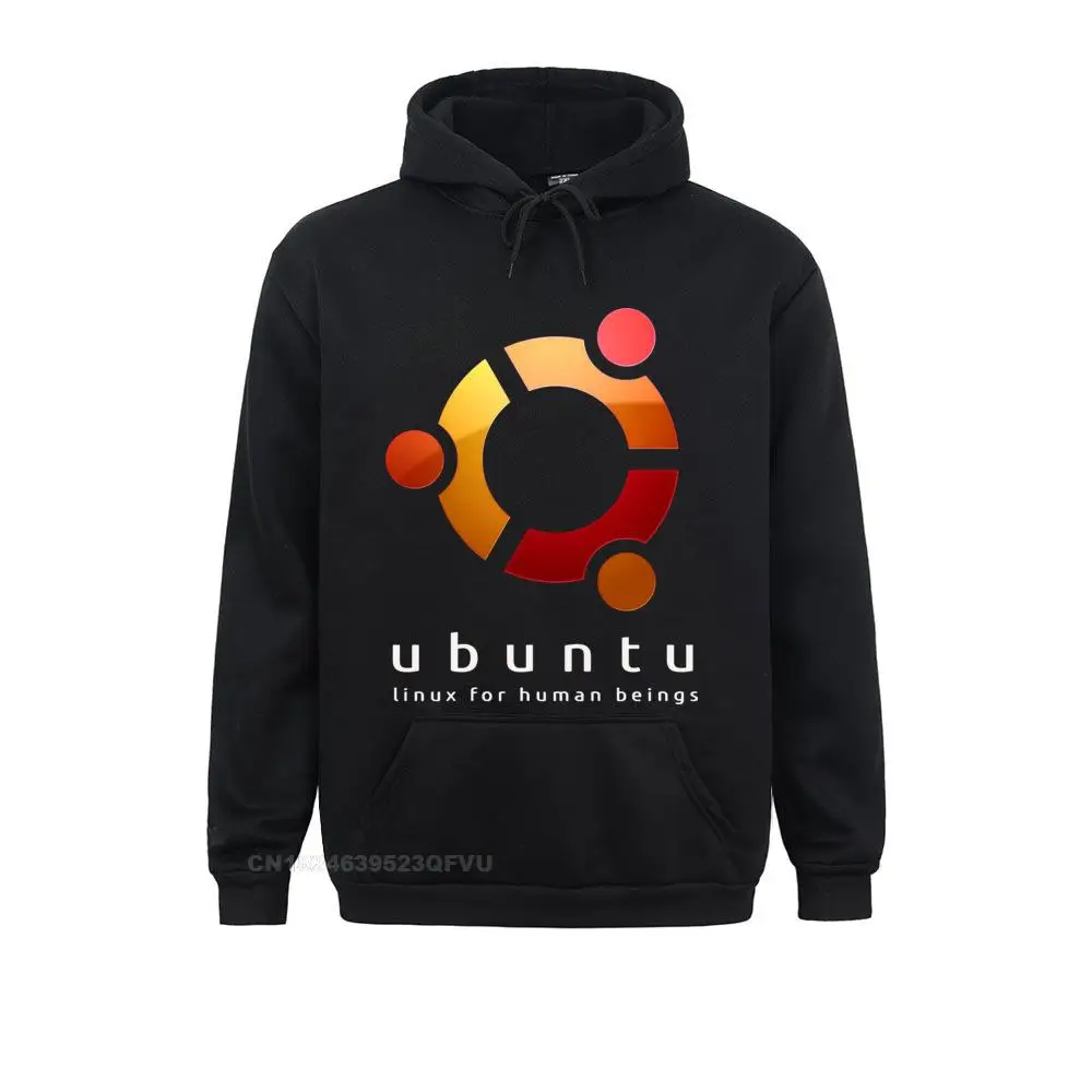 Мужская толстовка с капюшоном Humor Ubuntu Linux программатор классической одежды |