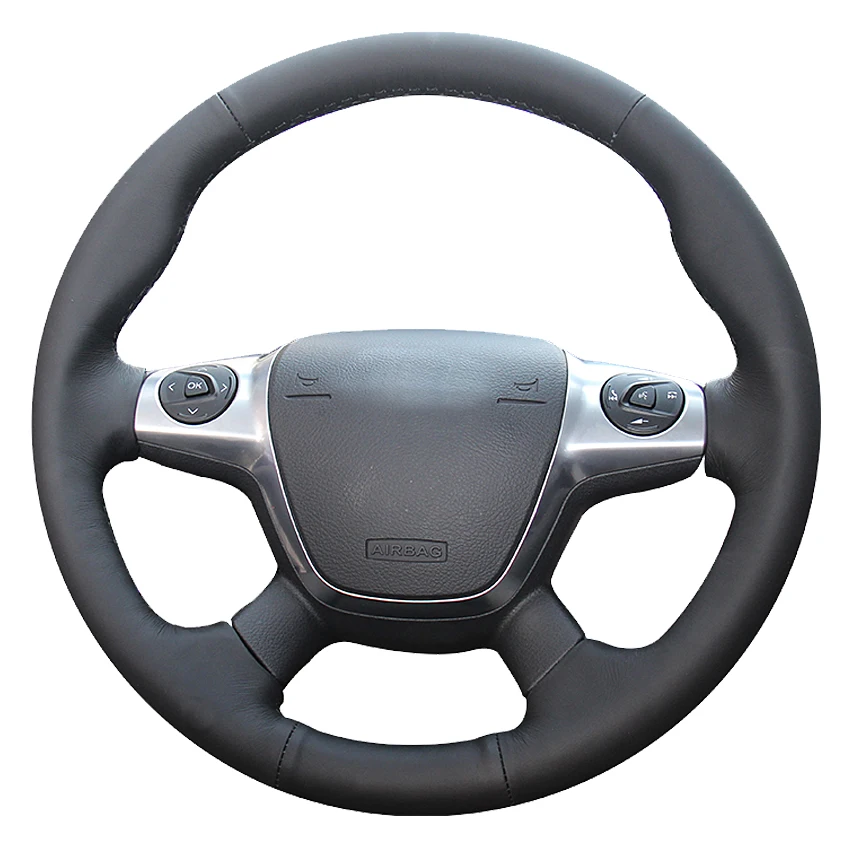 Black Genuine Leather Hand-stitched Car Steering Wheel Cover For Ford Focus 3 2012-2014 KUGA Escape 2013-2016 C-MAX 2011-2018
Black Genuine Leather Hand-stitched Car Steering Wheel Cover For Ford Focus 3 2012-2014 KUGA Escape 2013-2016 C-MAX 2011-2018