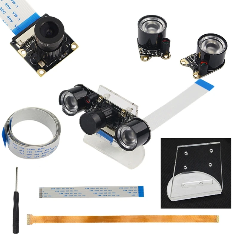 C1FB 500 миллиона пикселей, Raspberry Pi camera Kit Черный Модуль камеры, поддерживает все версии Pi,7 шт./компл.
C1FB 500 миллиона пикселей, Raspberry Pi camera Kit Черный Модуль камеры, поддерживает все версии Pi,7 шт./компл.