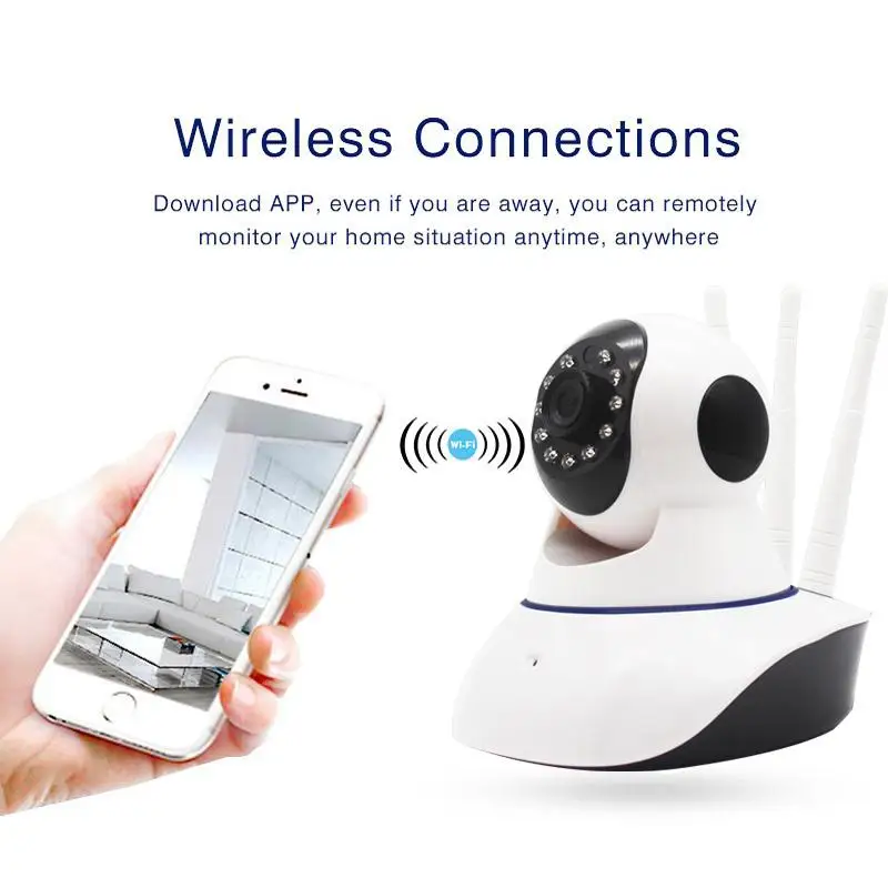 Icy WI-FI камера видеонаблюдения Беспроводная панорамная WIFI 1080P умный дом Облачная