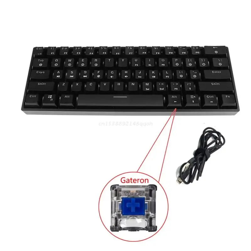 RGB LED Backlit Wired Mechanical Keyboard,Portable Compact Waterproof Mini Gaming Keyboard 61 Keys Gateron Switchs for PC Drop
RGB LED Backlit Wired Mechanical Keyboard,Portable Compact Waterproof Mini Gaming Keyboard 61 Keys Gateron Switchs for PC Drop