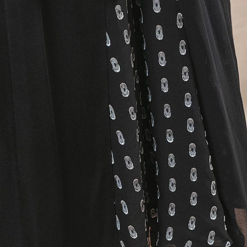 VOA Bodycon Dress Silk Knit Black Brief Women Maxi Long Dress Short Sleeve High Neck Casual Slim Dresses for Women 2021 A7651
VOA Bodycon Dress Silk Knit Black Brief Women Maxi Long Dress Short Sleeve High Neck Casual Slim Dresses for Women 2021 A7651