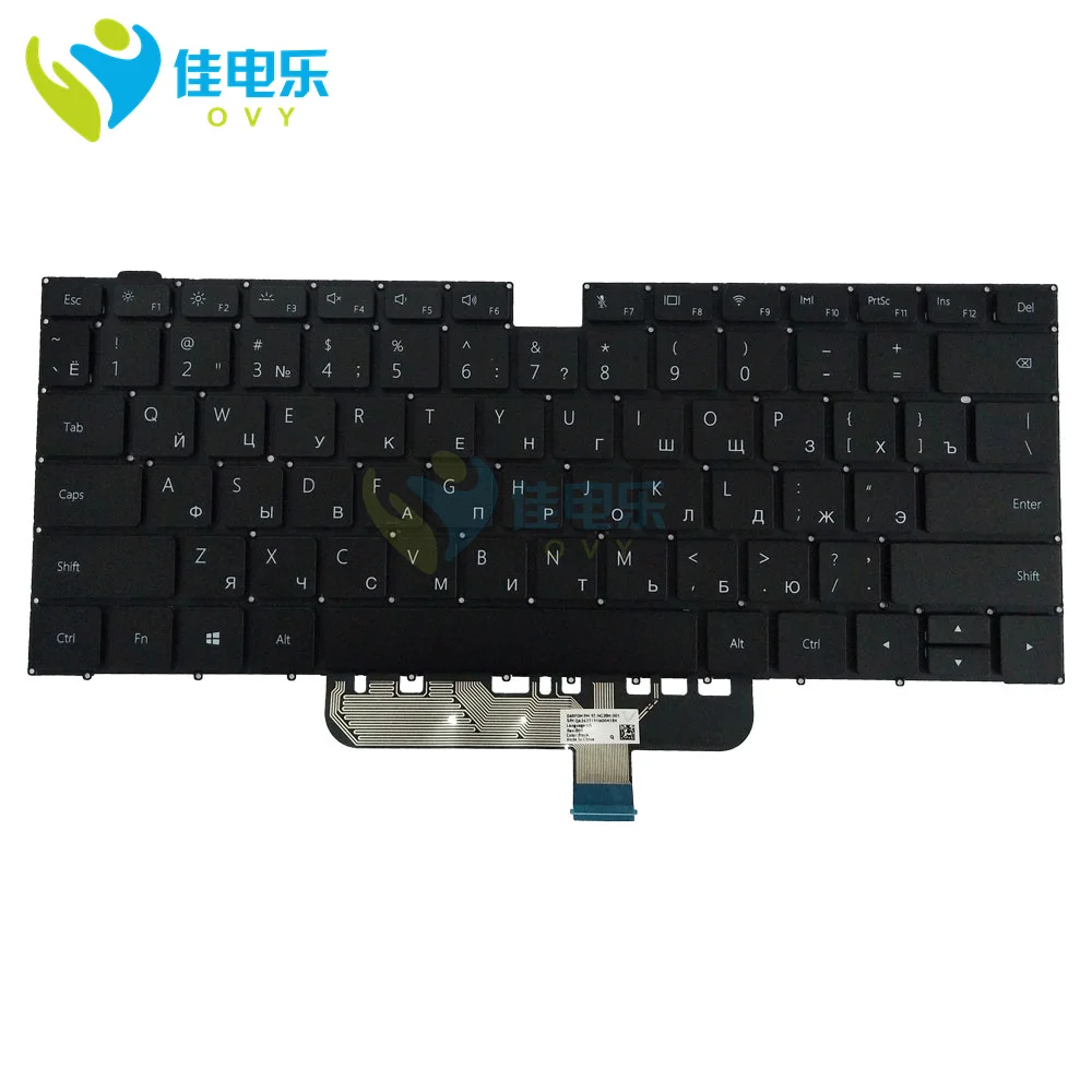 RU Клавиатура с подсветкой ноутбука для Huawei MateBook D 14 NBL WAQ9RP WAQ9R WAQ9L NBB WAH9 WAP9R WAE9P WAH9P ру
