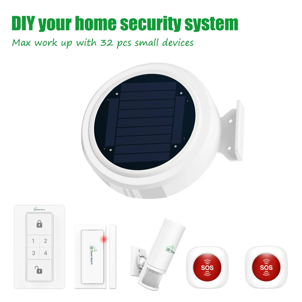 DIY Your Home Emergency & Security Alarm System via App Control GPRS Network Smart Notification 100db Siren
DIY Your Home Emergency & Security Alarm System via App Control GPRS Network Smart Notification 100db Siren