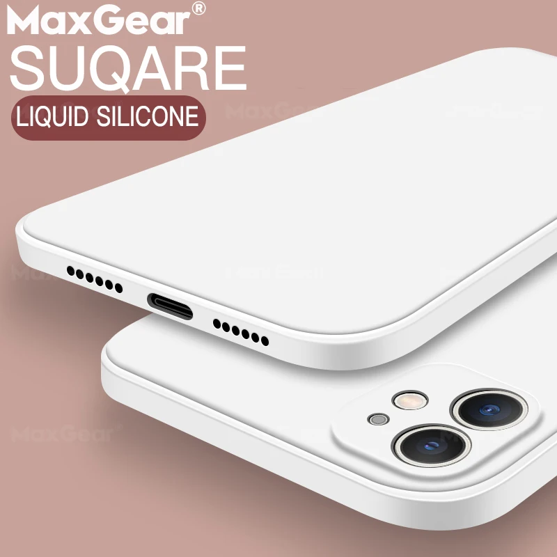 Чехол из жидкого силикона для iPhone 11 Pro Max XS X XR мягкий оригинальный однотонный