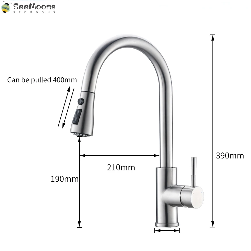 Smart Touch Kitchen Faucets Crane For Sensor Kitchen Water Tap Sink Mixer Rotate Touch Faucet Sensor Water Mixer KH-1005
Smart Touch Kitchen Faucets Crane For Sensor Kitchen Water Tap Sink Mixer Rotate Touch Faucet Sensor Water Mixer KH-1005