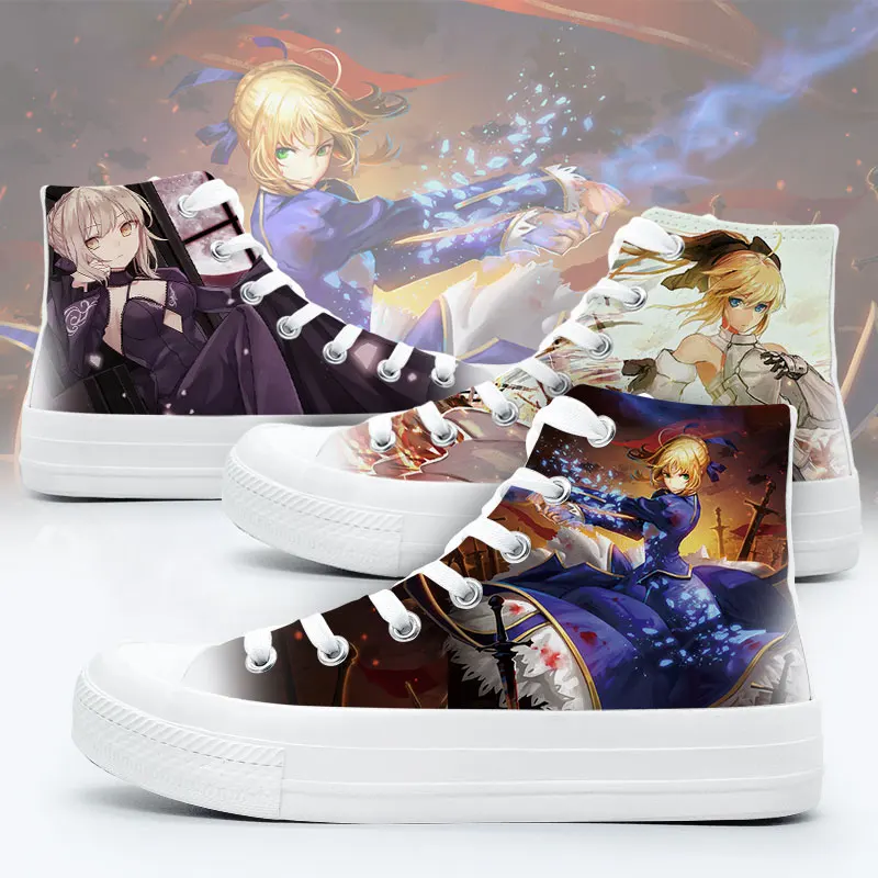 Унисекс, аниме, Fate Saber Lancer альтер, повседневная обувь на плоской подошве, холщовые туфли в стиле преппи, детские кроссовки
Унисекс, аниме, Fate Saber Lancer альтер, повседневная обувь на плоской подошве, холщовые туфли в стиле преппи, детские кроссовки