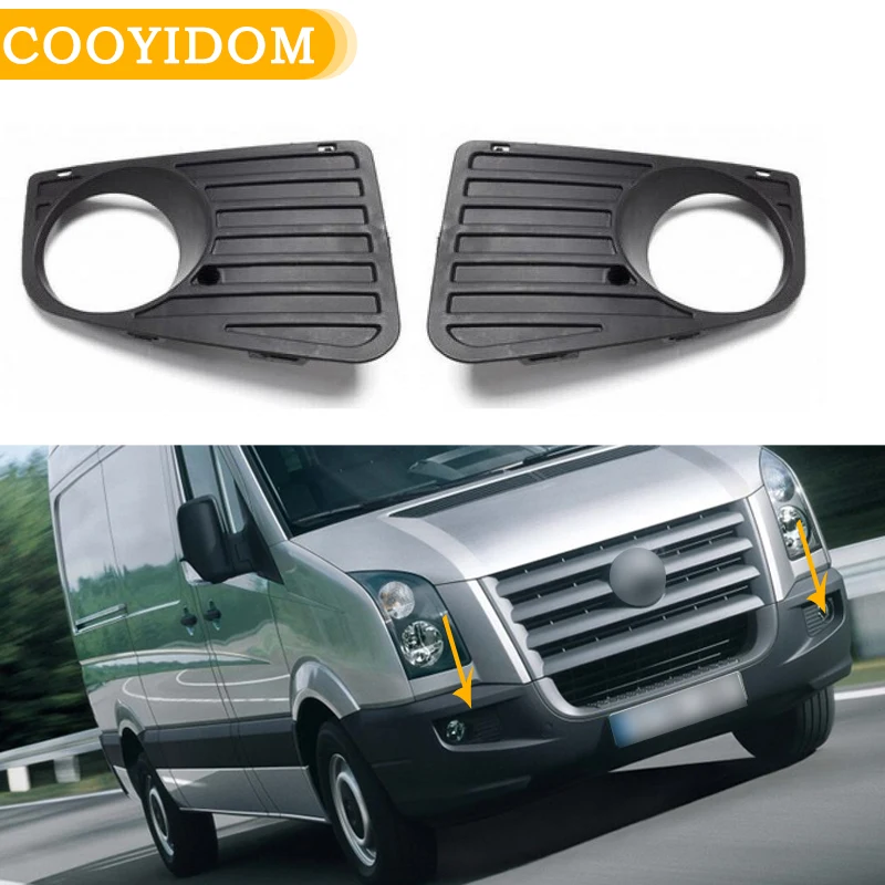 Car Front Bumper Fog Light Cover Trim Mesh Fog Lamp Grill Grille For VW Crafter 2006-2017 2E0807675 2E0807674 accessories 
Car Front Bumper Fog Light Cover Trim Mesh Fog Lamp Grill Grille For VW Crafter 2006-2017 2E0807675 2E0807674 accessories