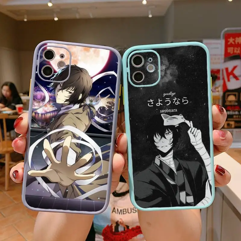 Bungou Stray Dogs Phone Case For iPhone 13 12 11 Mini Pro XR XS Max 7 8 Plus X Matte transparent Gray Back Cover
Bungou Stray Dogs Phone Case For iPhone 13 12 11 Mini Pro XR XS Max 7 8 Plus X Matte transparent Gray Back Cover