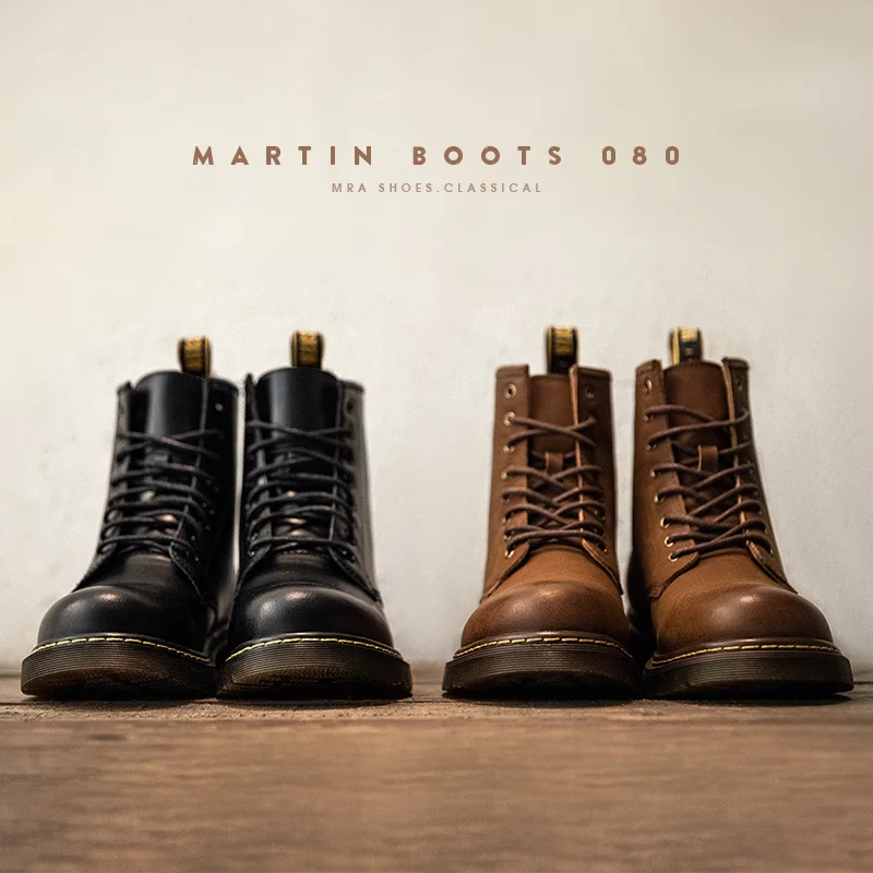 Maden Mid Top 100% Genuine Leather Martin Boots British Style Eight-hole Retro Work Boots Korean Punk Winter Motorcycle Boots
Maden Mid Top 100% Genuine Leather Martin Boots British Style Eight-hole Retro Work Boots Korean Punk Winter Motorcycle Boots