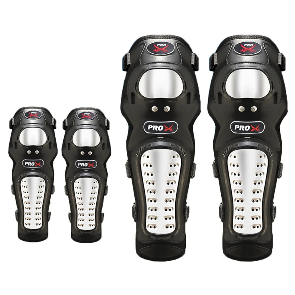 4Pcs/Set Motocross Kneepad Stainless Steel Motorcycle Protective Gear Equipment Elbow Knee Pads Racing Riding Protector Guards
4Pcs/Set Motocross Kneepad Stainless Steel Motorcycle Protective Gear Equipment Elbow Knee Pads Racing Riding Protector Guards