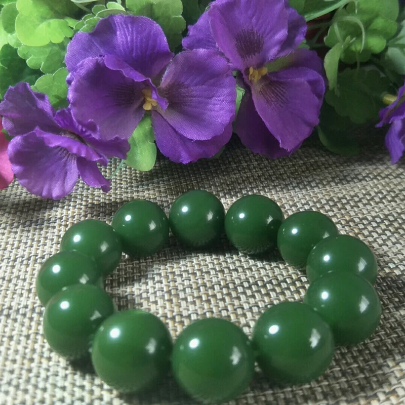 Natural Green Jade Beads Jade Bracelet Jewelry Lucky Exorcise evil spirits Safety Auspicious Amulet Jade Bracelet Fine Jewelry
Natural Green Jade Beads Jade Bracelet Jewelry Lucky Exorcise evil spirits Safety Auspicious Amulet Jade Bracelet Fine Jewelry