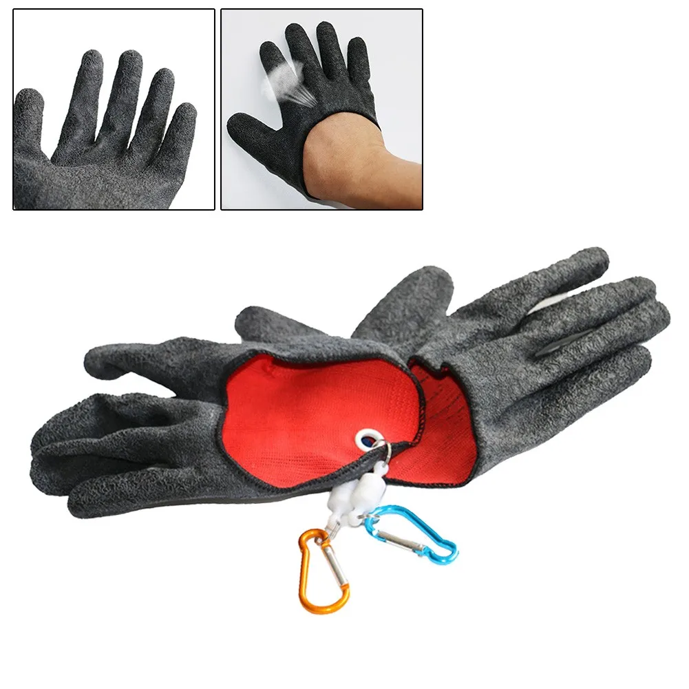 1Pc Professional Fishing Gloves With Magnetic Release Buckle Polyester Fiber Anti-slip Fishing Catch Glove For Fisherman Tackle
1Pc Professional Fishing Gloves With Magnetic Release Buckle Polyester Fiber Anti-slip Fishing Catch Glove For Fisherman Tackle