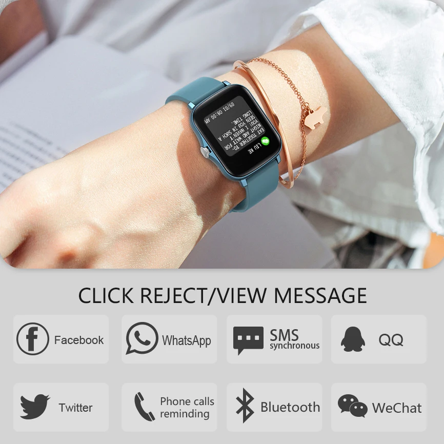 LOKMAT P8 Plus 2021 Fitness Tracker 1.69 Inch Full Touch Screen Smart Watch Men Heart Rate Tracker Women IP67 Waterproof Watches
LOKMAT P8 Plus 2021 Fitness Tracker 1.69 Inch Full Touch Screen Smart Watch Men Heart Rate Tracker Women IP67 Waterproof Watches