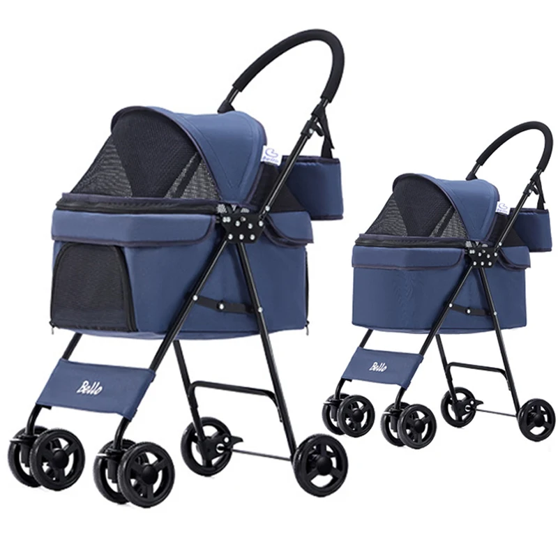 Складная детская коляска 2 в 1, дышащая портативная тележка для кошек и собак, четырехколесный тормоз, для прогулок на открытом воздухе 
Складная детская коляска 2 в 1, дышащая портативная тележка для кошек и собак, четырехколесный тормоз, для прогулок на открытом воздухе