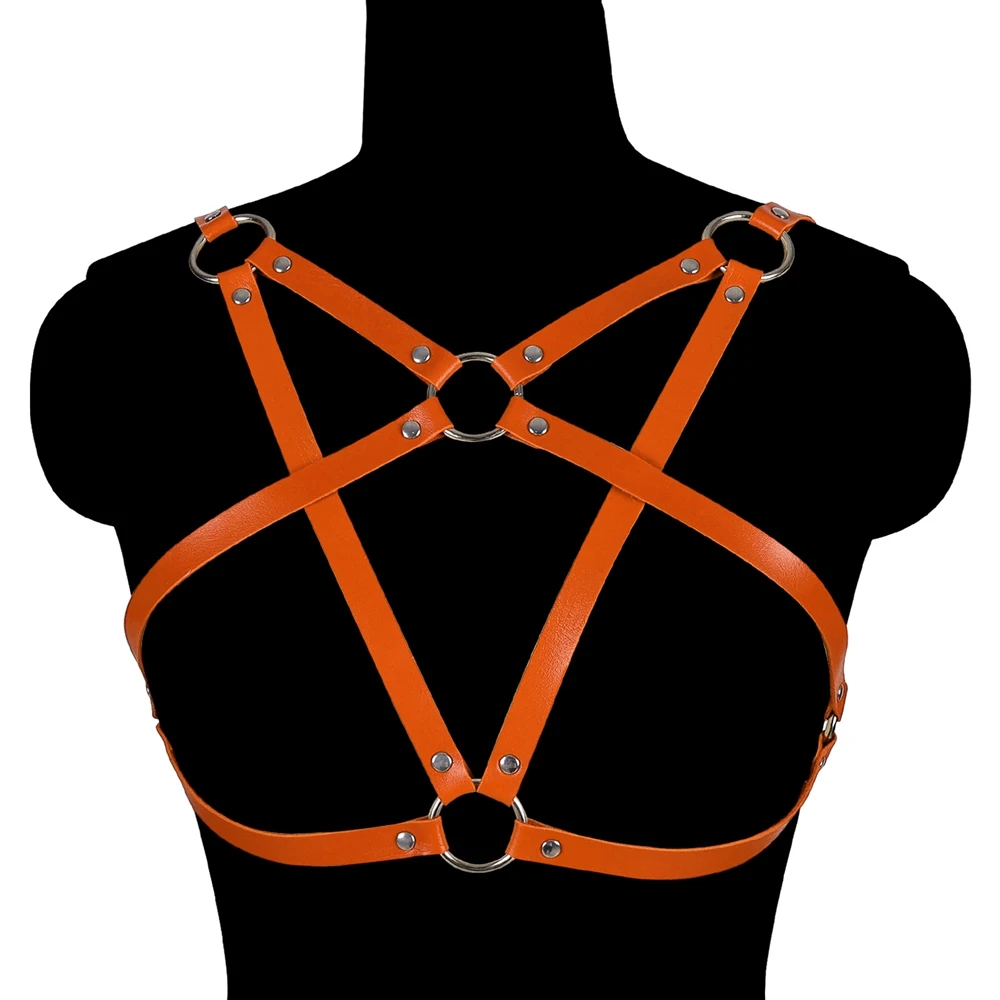 Handmade Learther Crop Tops Cage Bra Pastel Gothic Bondage Body Harness Cage Goth Sexy Lingerie Bra Fetish Body Harness Belt
Handmade Learther Crop Tops Cage Bra Pastel Gothic Bondage Body Harness Cage Goth Sexy Lingerie Bra Fetish Body Harness Belt