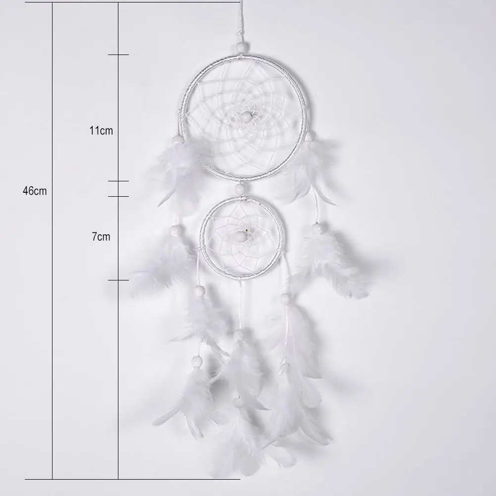 Vintage Handmade Indian Dream Catcher Net with Feathers Wall Car Hanging Decoration Ornament White Mini Dreamcatcher
Vintage Handmade Indian Dream Catcher Net with Feathers Wall Car Hanging Decoration Ornament White Mini Dreamcatcher