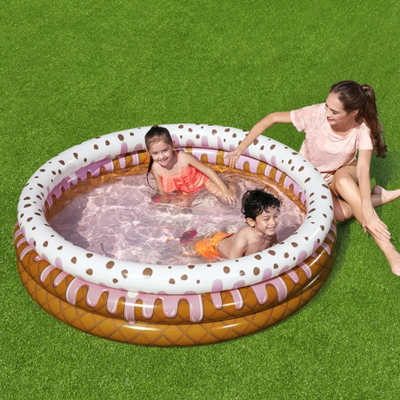 Ice cream design 3-layer children's inflatable pool plastic baby round pool baby sand pool ocean ball pool Portable pool
Ice cream design 3-layer children's inflatable pool plastic baby round pool baby sand pool ocean ball pool Portable pool