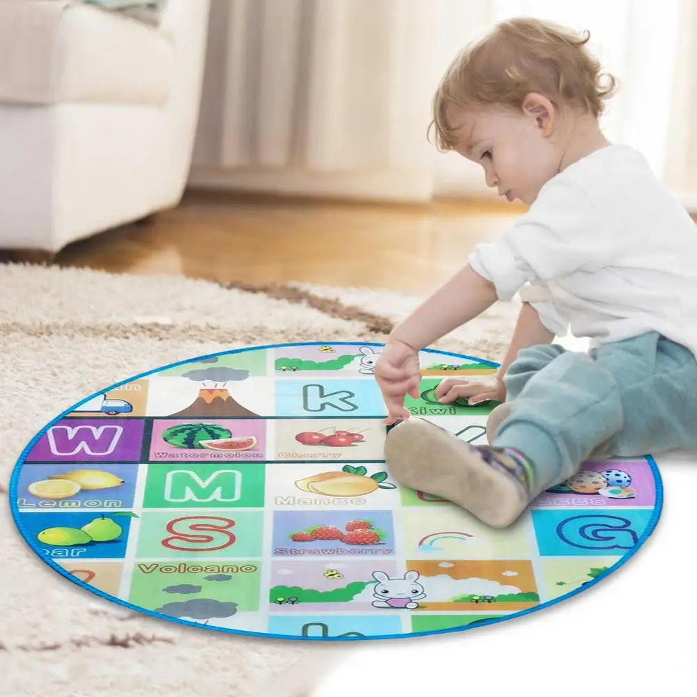 Round Baby Kid Play Rug Mat Non-Slip ABC Educational Learning Rug Children Room Decor Photo Props Soft And Non-slip
Round Baby Kid Play Rug Mat Non-Slip ABC Educational Learning Rug Children Room Decor Photo Props Soft And Non-slip