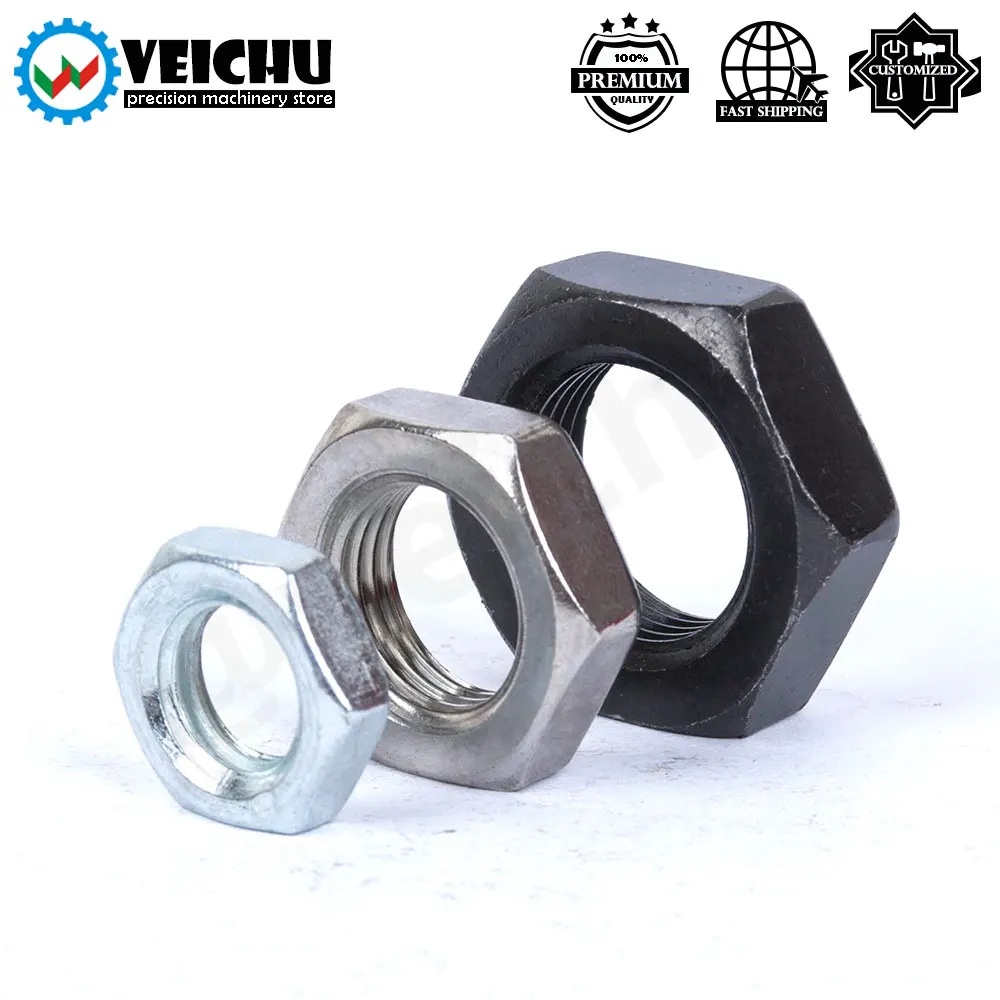 VEICHU 1/2/4/5/10/20pcs M6/M8/M10/M12/M16 Fine/Coarse Thread Carbon/Stainless Steel Hex Hexagon Nut
VEICHU 1/2/4/5/10/20pcs M6/M8/M10/M12/M16 Fine/Coarse Thread Carbon/Stainless Steel Hex Hexagon Nut