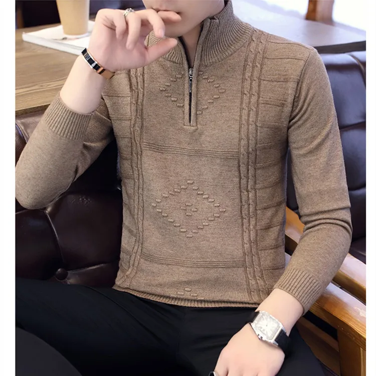 2022 Autumn And Spring Men's Turtleneck Sweater Men's Korean Stylish Solid Color Sweater Pullover Zipper Sweater Men
2022 Autumn And Spring Men's Turtleneck Sweater Men's Korean Stylish Solid Color Sweater Pullover Zipper Sweater Men