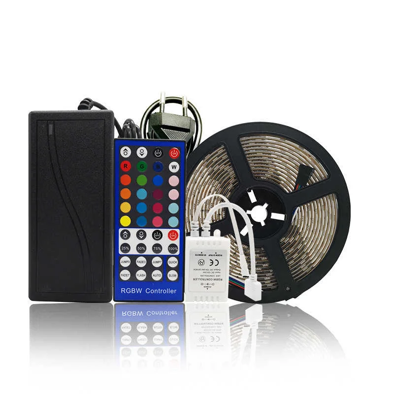 12V 5050rgbw light strip + controller + 12v5a power supply set 60 lamps per meter plastic absorption set
12V 5050rgbw light strip + controller + 12v5a power supply set 60 lamps per meter plastic absorption set