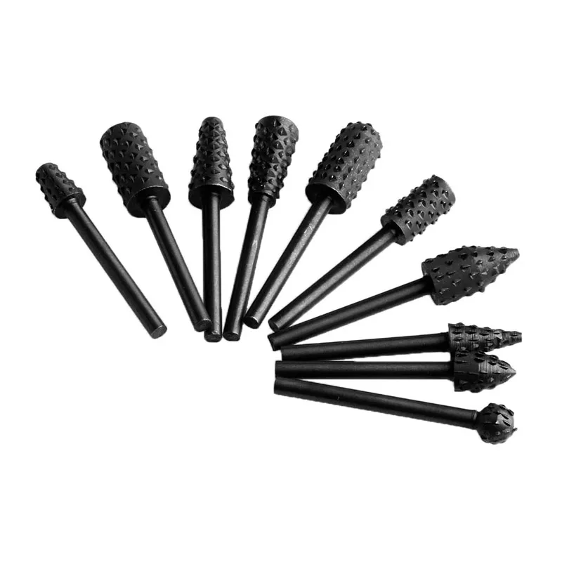 P9YB 10pcs Mini BI180 Grinding Head Rotary File Bits For Engraving Woodworking Tool
P9YB 10pcs Mini BI180 Grinding Head Rotary File Bits For Engraving Woodworking Tool