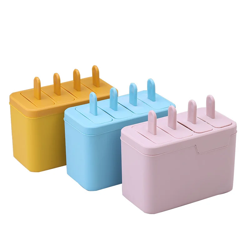 4 Cavity Ice Popsicle Mold Maker DIY Creative Homemade Summer Ice Cream Molds With Cute Sticks Retro Ice Moulds Cooking Tools
4 Cavity Ice Popsicle Mold Maker DIY Creative Homemade Summer Ice Cream Molds With Cute Sticks Retro Ice Moulds Cooking Tools