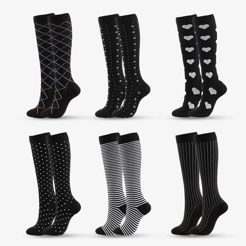 Men Compression Socks Fit For Sports Running Women Anti Fatigue Pain Relief Knee Prevent Varicose Veins Socks Marathon Cycling
Men Compression Socks Fit For Sports Running Women Anti Fatigue Pain Relief Knee Prevent Varicose Veins Socks Marathon Cycling