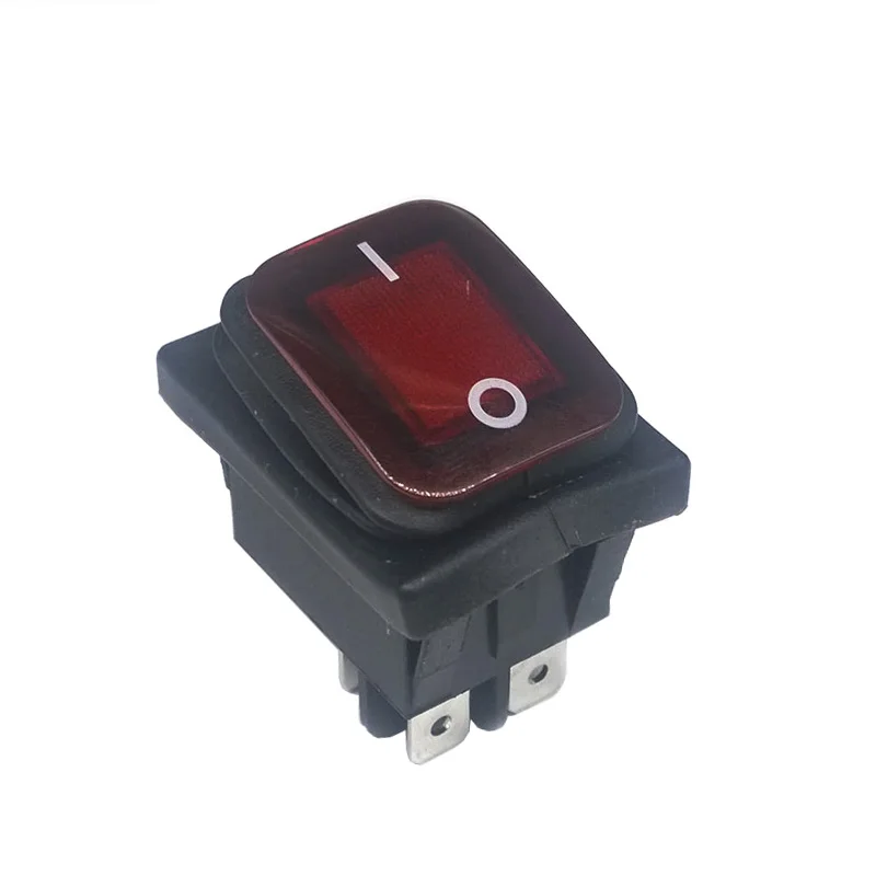 KCD4 4Pin SPST Snap-in ON/OFF Panel Mounting Waterproof Boat Rocker Switch 16A/250V Red Copper feet
KCD4 4Pin SPST Snap-in ON/OFF Panel Mounting Waterproof Boat Rocker Switch 16A/250V Red Copper feet