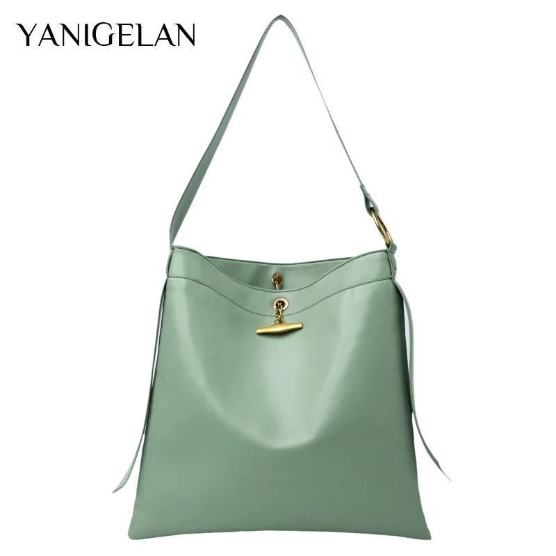 Stylish High-Quality PU Leather Handbags 2021 Spring Women's Shoulder Underarm Pack Large Capacity Bucket Tote Bag 
Stylish High-Quality PU Leather Handbags 2021 Spring Women's Shoulder Underarm Pack Large Capacity Bucket Tote Bag