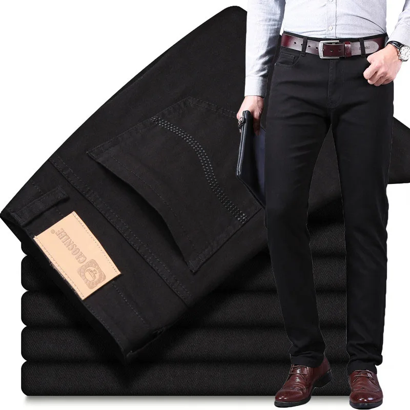 Black White Summer Men's Thin Jeans Classic Business Slim Straight Stretch Denim Trousers Male Brand Casual Jeans Pants
Black White Summer Men's Thin Jeans Classic Business Slim Straight Stretch Denim Trousers Male Brand Casual Jeans Pants