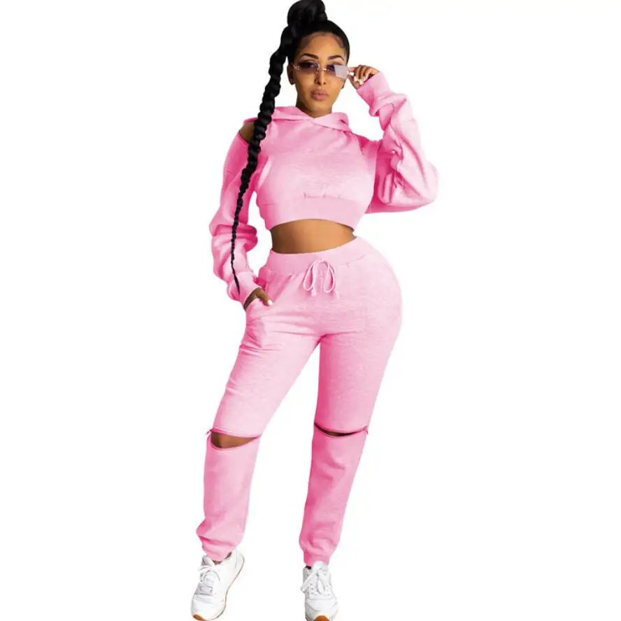Off-shoulder Women tracksuit Spring New Hip Hop Crop Tops+Jogger Two Pieces Set Hooded Tracksuit Female Clothing Set
Off-shoulder Women tracksuit Spring New Hip Hop Crop Tops+Jogger Two Pieces Set Hooded Tracksuit Female Clothing Set