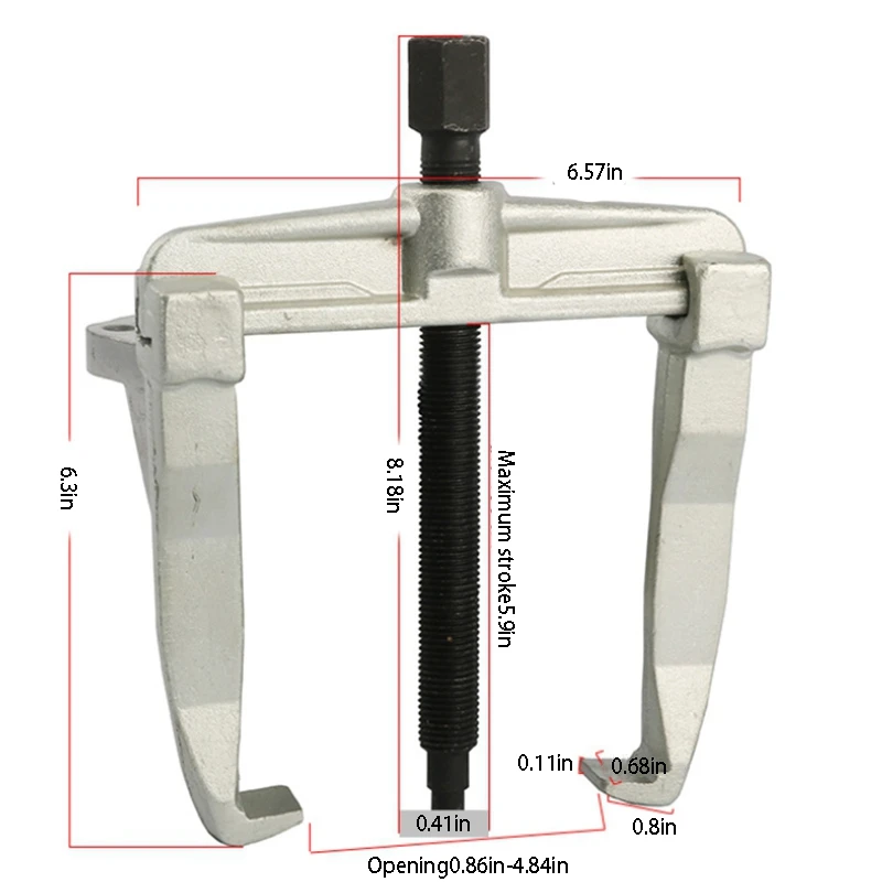 8inch Double Pliers Gear Puller-A Two-Jaw Puller for Removing Gears Pulleys and Flywheels