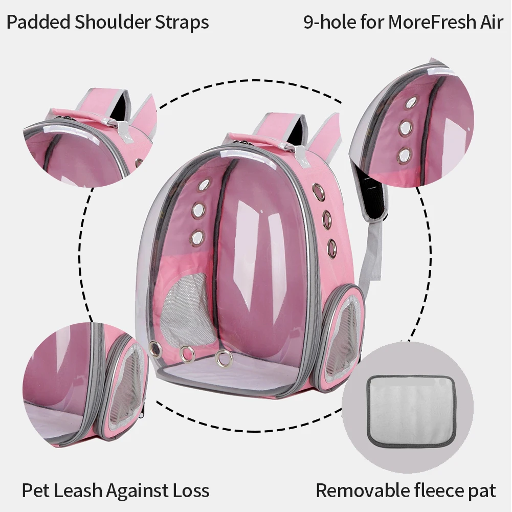 Cat Carrier Bags Breathable Pet Carriers Small Dog Backpack Travel Space Capsule Cage Pet Transport Bag Carrying For Cats Dogs
Cat Carrier Bags Breathable Pet Carriers Small Dog Backpack Travel Space Capsule Cage Pet Transport Bag Carrying For Cats Dogs