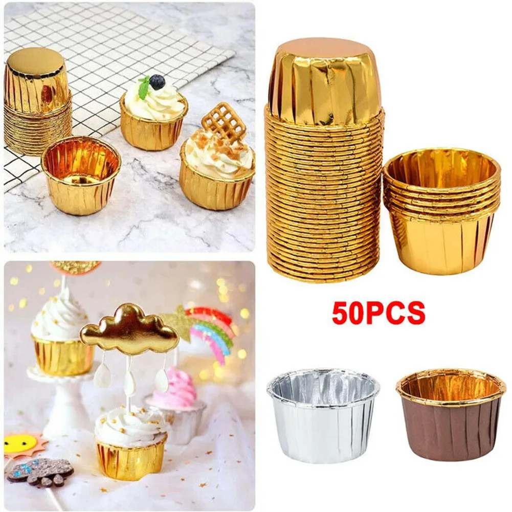 50pcs/Set Aluminum Foil Paper Cupcake Cases Pink Oil Proof Cup Cake Cupcake Liner Baking Cups Tray Case Wedding Muffin Paper Cup
50pcs/Set Aluminum Foil Paper Cupcake Cases Pink Oil Proof Cup Cake Cupcake Liner Baking Cups Tray Case Wedding Muffin Paper Cup