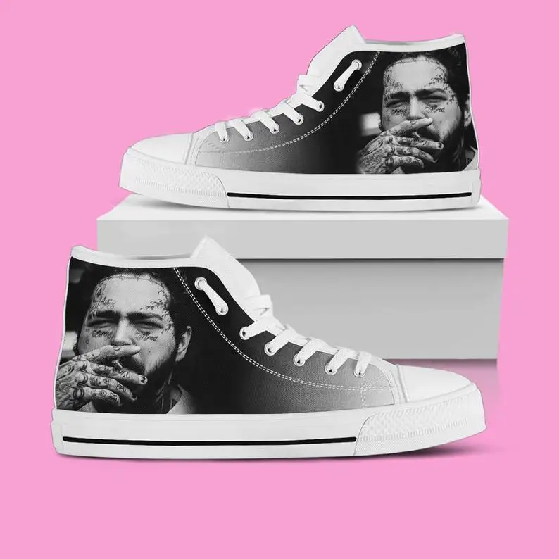 Post Malone High Top, Mens Womens Designer Leisure Sneakers Men Casual Canvas Shoes
Post Malone High Top, Mens Womens Designer Leisure Sneakers Men Casual Canvas Shoes