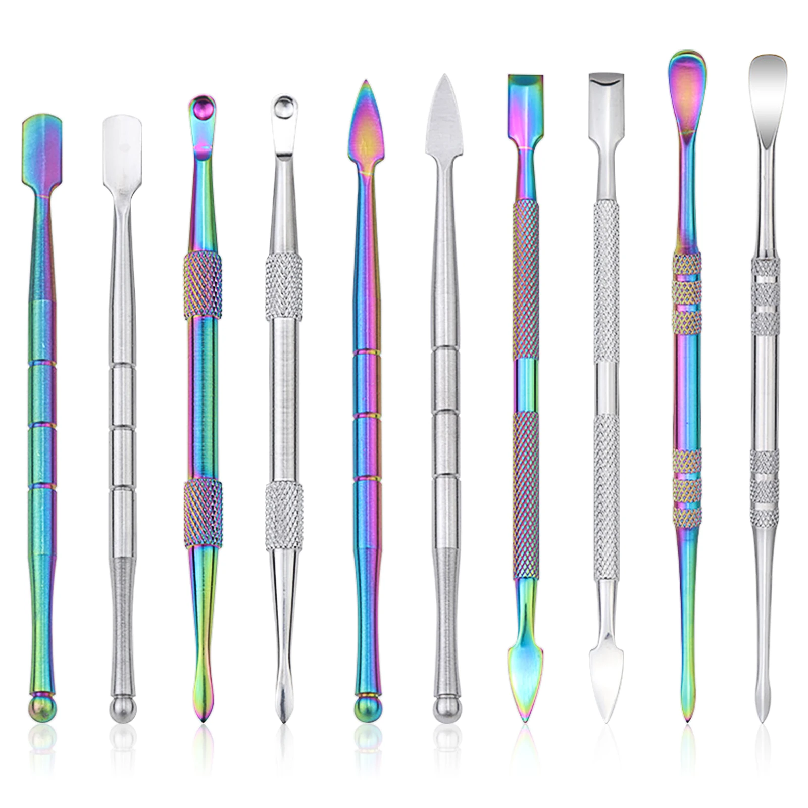 1box Stainless Steel Double Head Cuticle Pusher for Manicure 2021 Tools for Nails Art Non-Slip Nail Cuticle Remover Accessories
1box Stainless Steel Double Head Cuticle Pusher for Manicure 2021 Tools for Nails Art Non-Slip Nail Cuticle Remover Accessories
