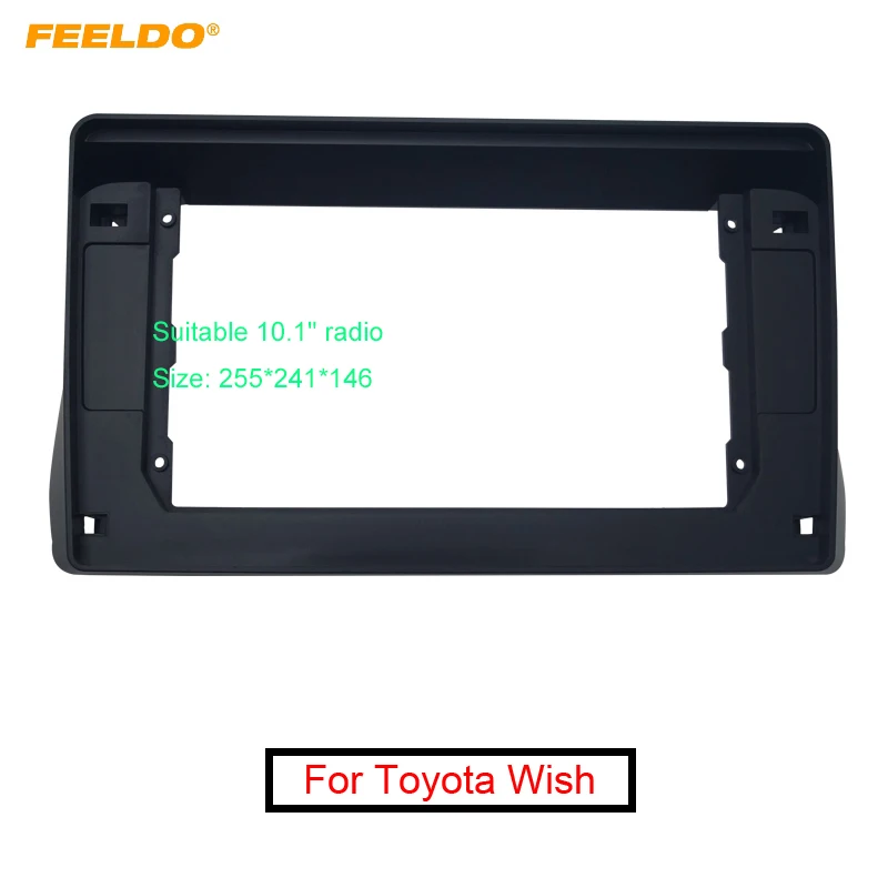 Автомобильный радиоприемник FEELDO стерео-рамка для Toyota Wish большой экран 10 дюймов