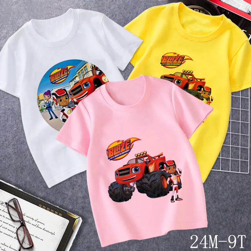 2021 Children Clothes Boy Impostor Blaze Game Anime T-Shirt Blaze And The Monster Machines Boy/Girl Tees Top Short Sleeve Tshirt
2021 Children Clothes Boy Impostor Blaze Game Anime T-Shirt Blaze And The Monster Machines Boy/Girl Tees Top Short Sleeve Tshirt