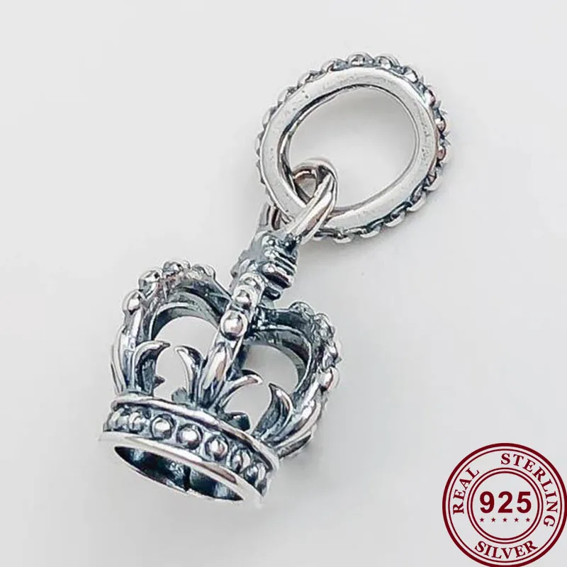 100% 925 Sterling Silver Charm Silver Retro New Crown Pendant Fit Pandora Women Bracelet & Necklace Diy Jewelry
100% 925 Sterling Silver Charm Silver Retro New Crown Pendant Fit Pandora Women Bracelet & Necklace Diy Jewelry