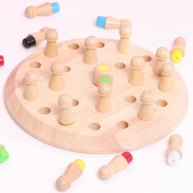 Kids Wooden Memory Match Stick Chess Game Fun Block Board Game Educational Color Cognitive Ability Toy For Children
Kids Wooden Memory Match Stick Chess Game Fun Block Board Game Educational Color Cognitive Ability Toy For Children