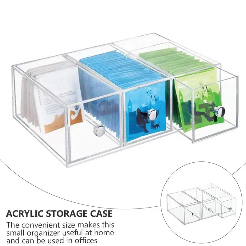 Acrylic Tea Storage Boxes Cosmetic Storage Case Kitchen Boxes Home Office Organizer (Transparent)
Acrylic Tea Storage Boxes Cosmetic Storage Case Kitchen Boxes Home Office Organizer (Transparent)