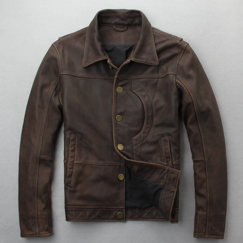 DHL Free shipping. new Brand clothing mens casual vintage Pakistan Jacket,man genuine leather jacket.homme slim
DHL Free shipping. new Brand clothing mens casual vintage Pakistan Jacket,man genuine leather jacket.homme slim