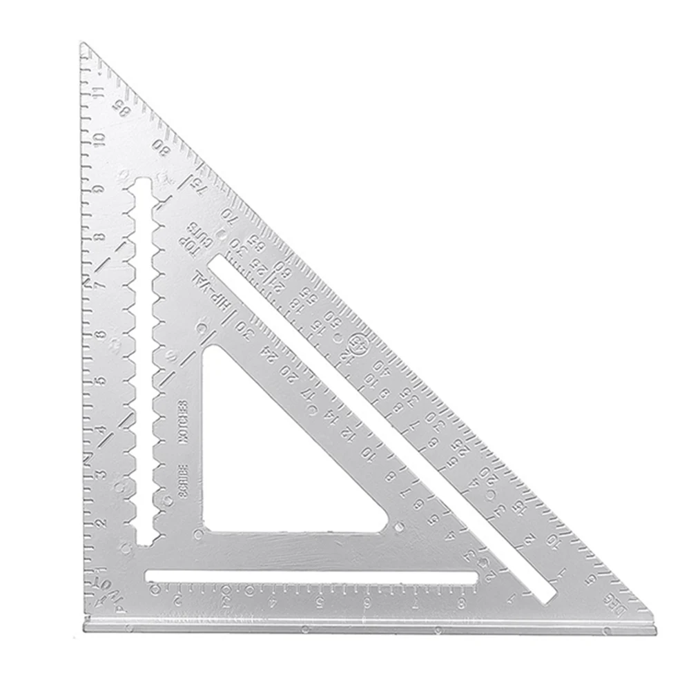 Measuring Triangle Ruler Aluminum Alloy 12\\\" For home builders Education