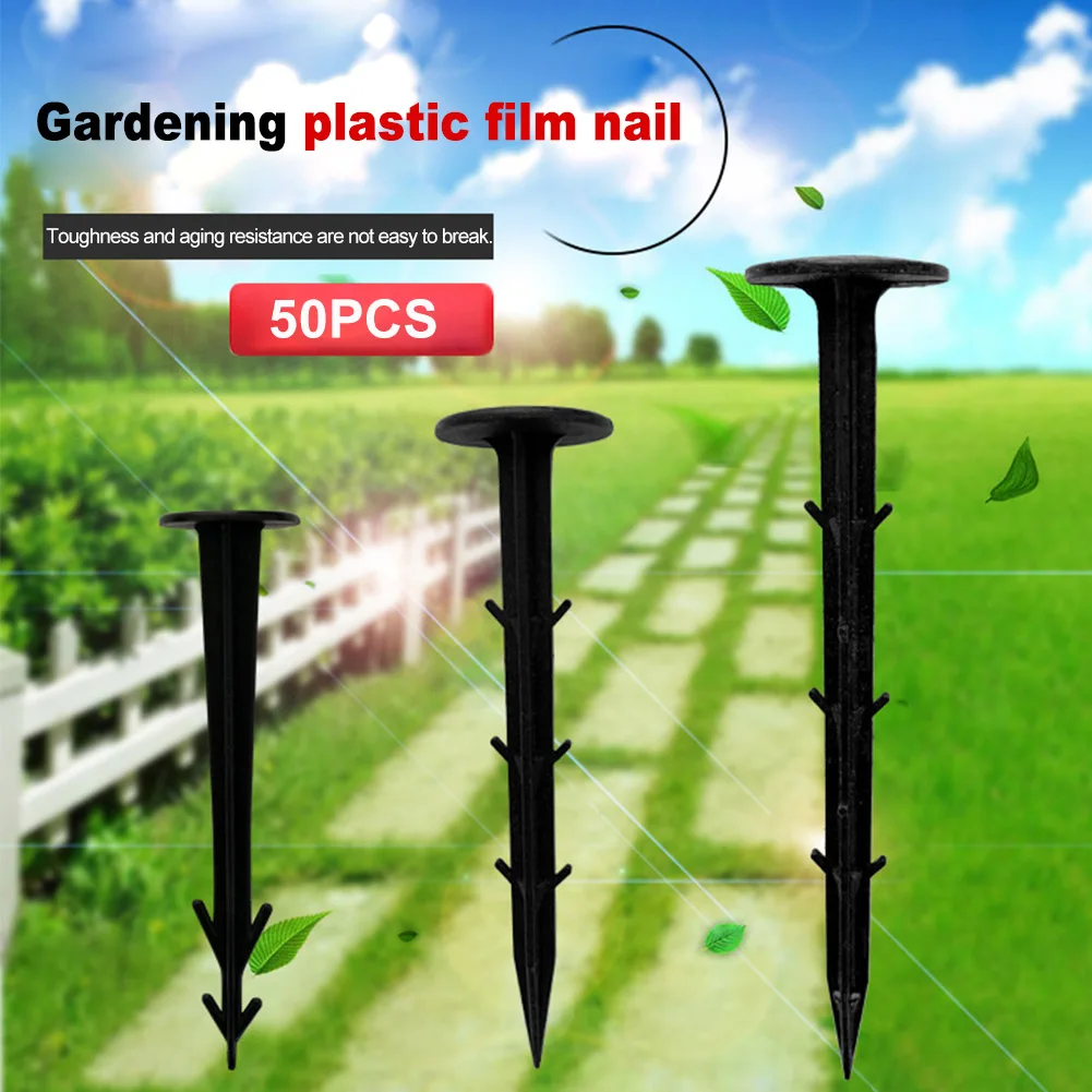 50pcs Outdoor Film Fixed Ground Nail Pegs Ground Nail Film Fixed Garden Pegs PP Outdoor Mulch Shading Black Reusable Wholesale
50pcs Outdoor Film Fixed Ground Nail Pegs Ground Nail Film Fixed Garden Pegs PP Outdoor Mulch Shading Black Reusable Wholesale